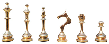 Brass Chess Board Game Set