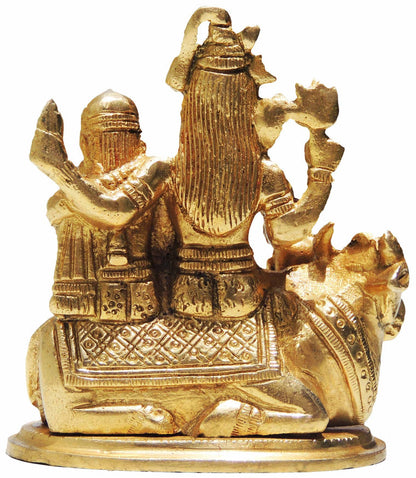 Brass Shiv Parivar Idol Statue