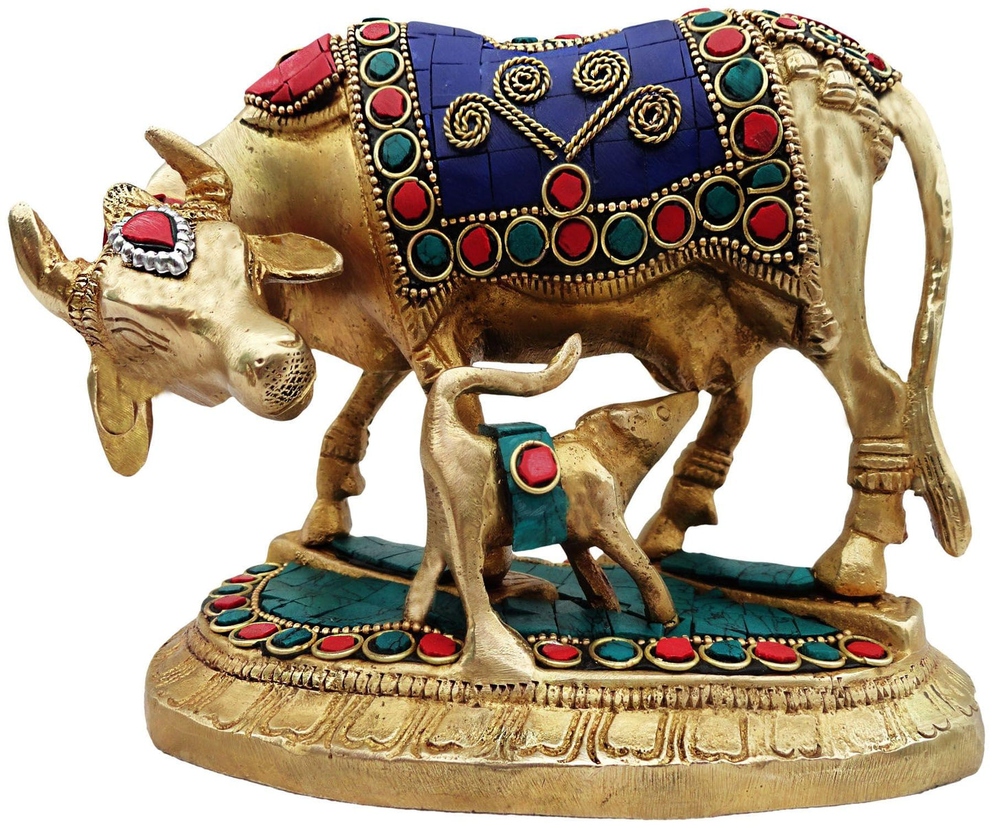 Brass Gaye Bachada Stone Statue