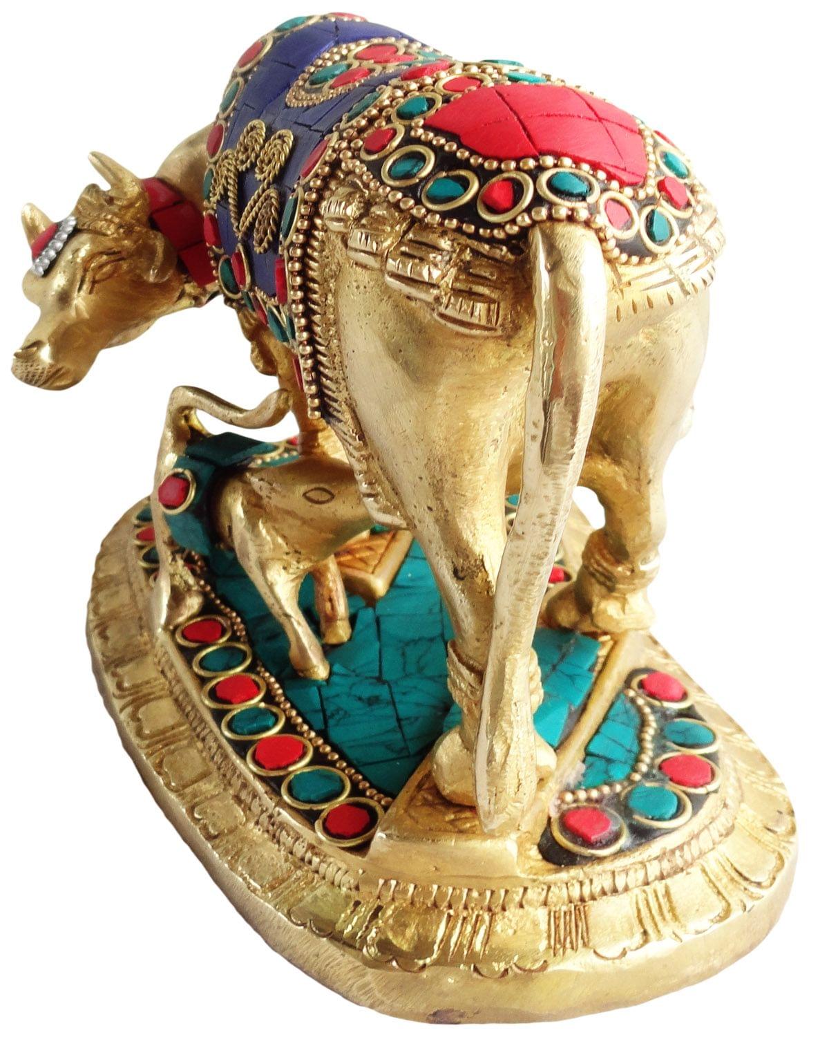 Brass Gaye Bachada Stone Statue