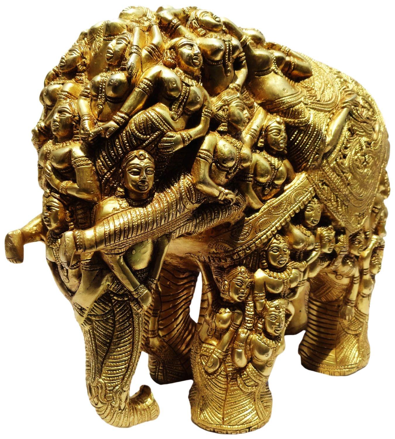 Brass Elephant Statue