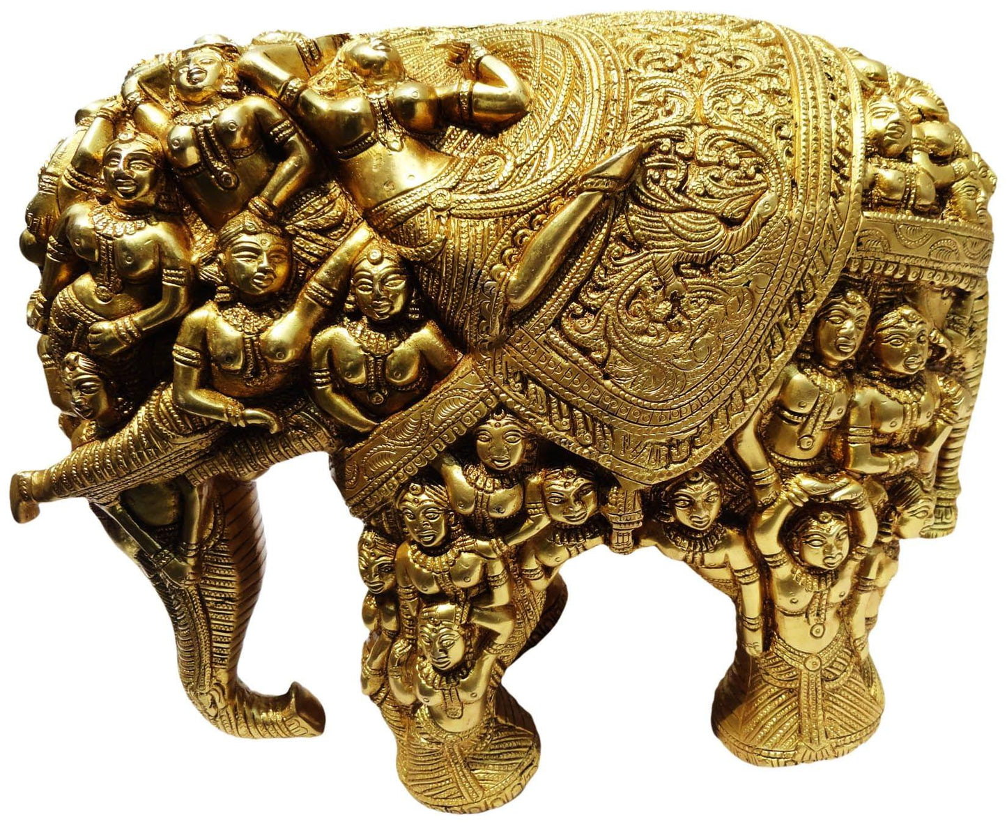 Brass Elephant Statue