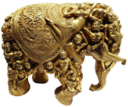 Brass Elephant Statue