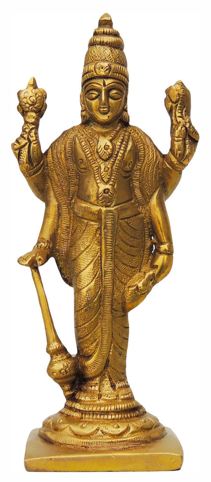 Brass Vishnu Ji Statue