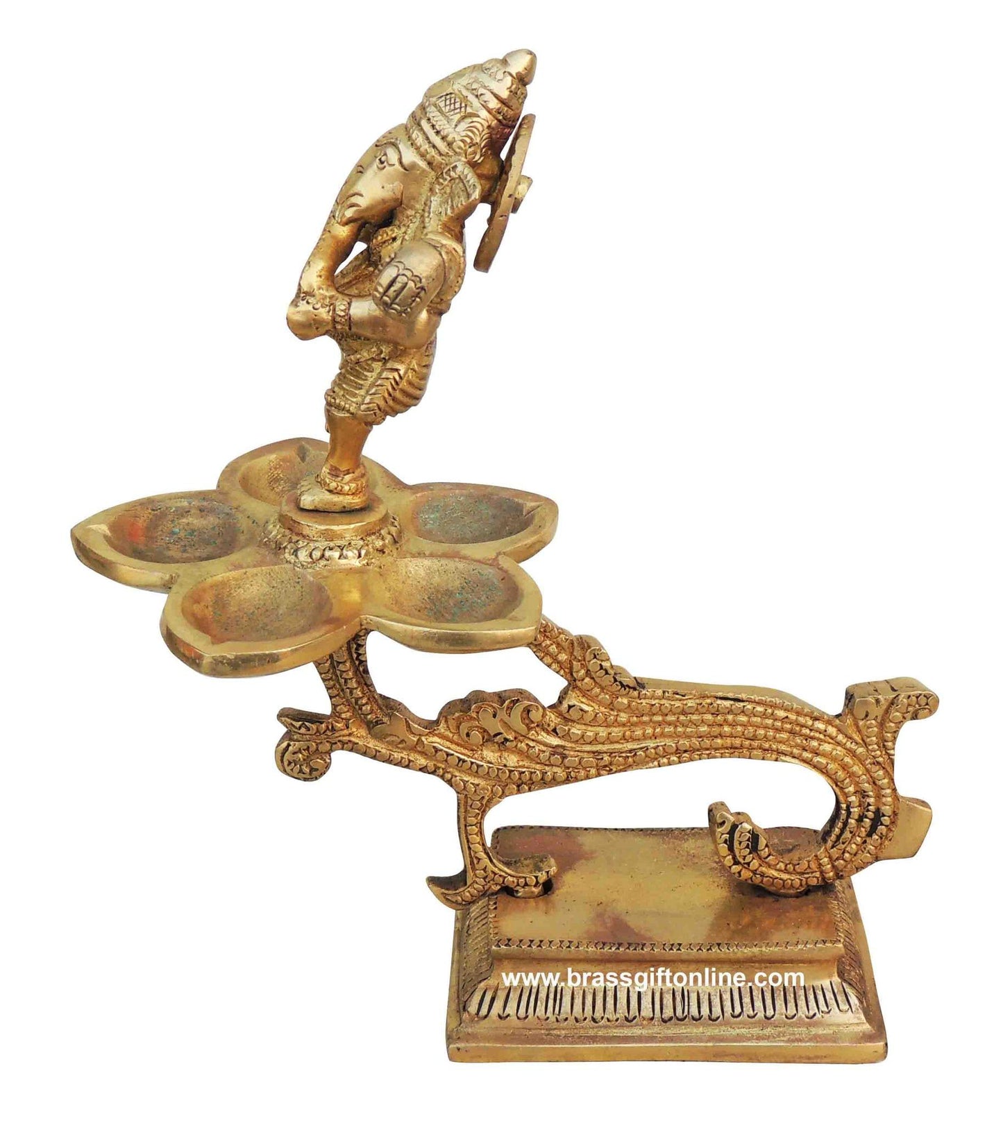 Brass Table Oil Lamp Deepak