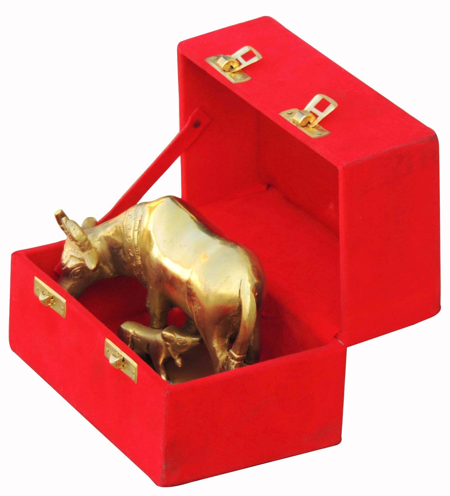 Brass Cow Statue