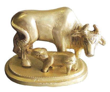 Brass Cow Statue