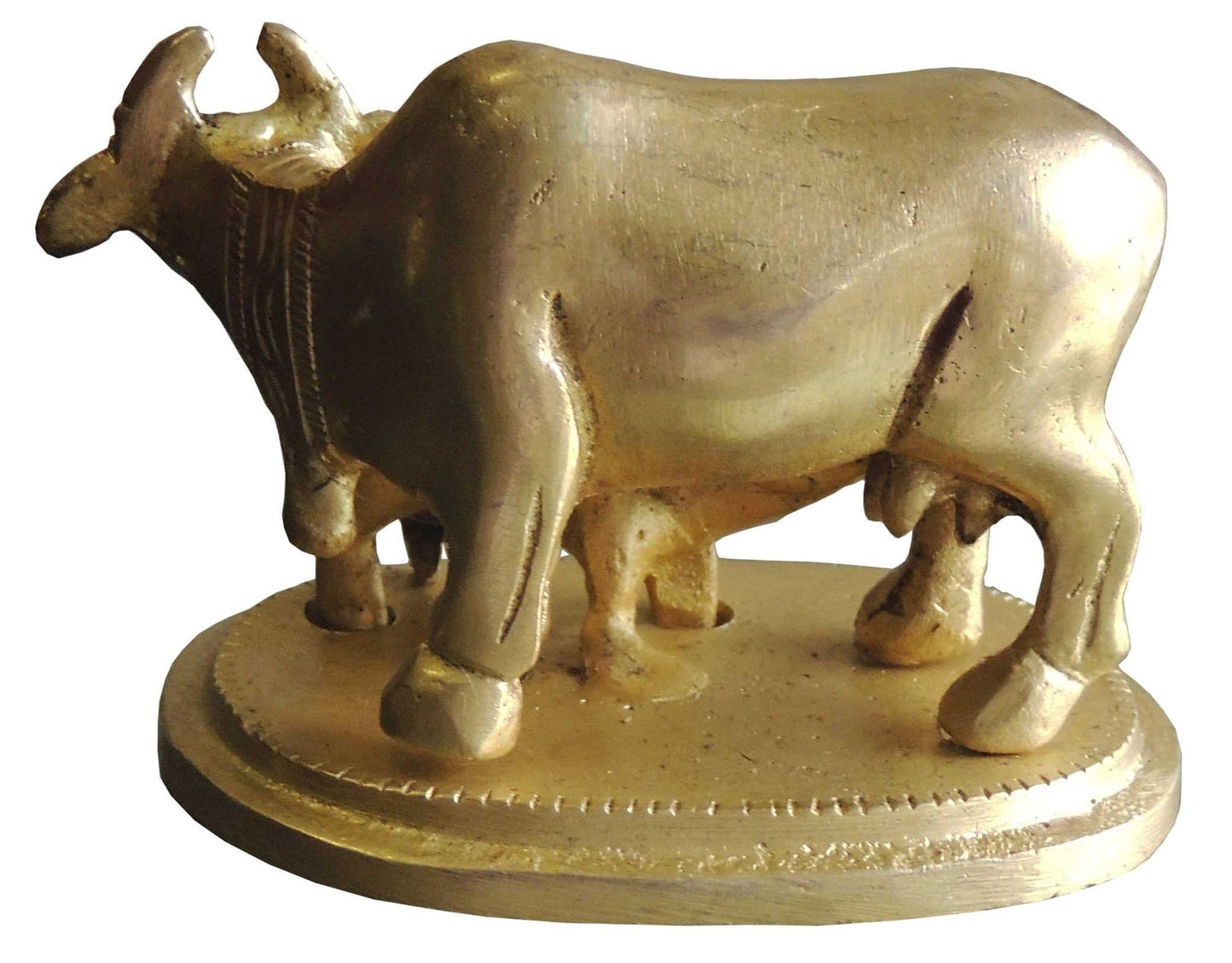 Brass Cow Statue