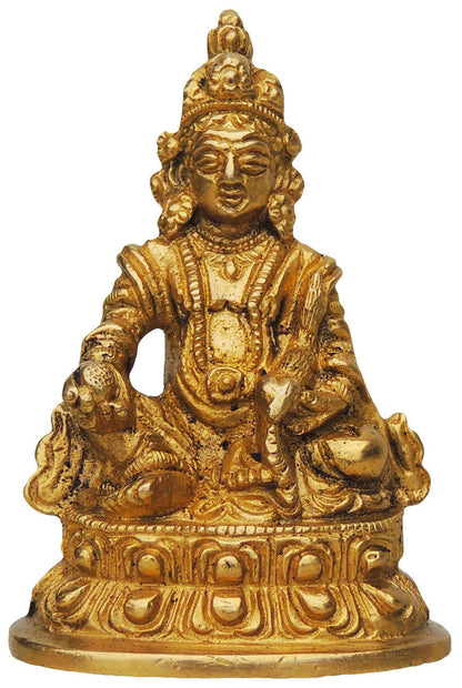 Brass Kuber Ji God Statue