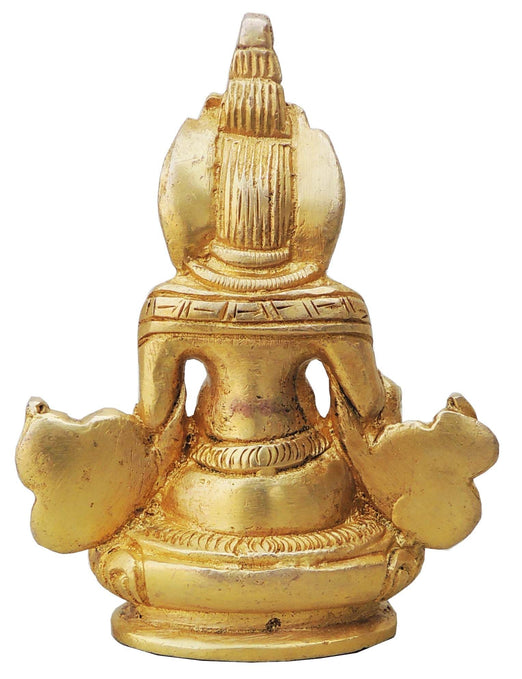 Brass Kuber Ji God Idol Statue