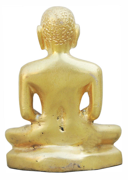 Brass Mahaveer Ji Statue