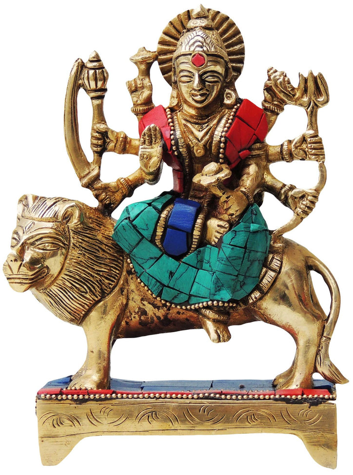 Brass Goddess Durga Superfine Idol