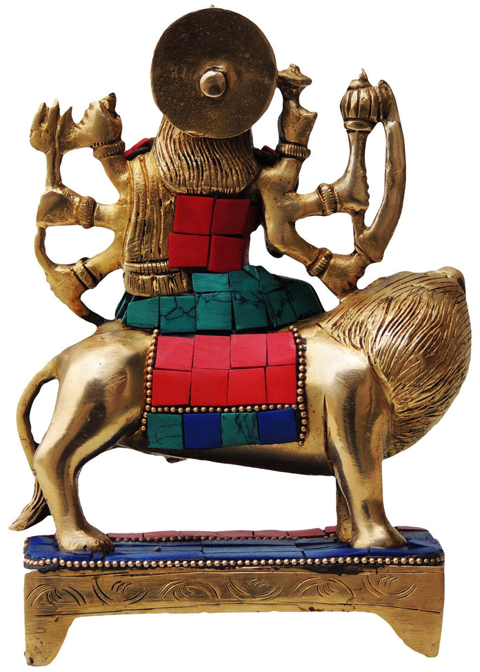 Brass Goddess Durga Superfine Idol