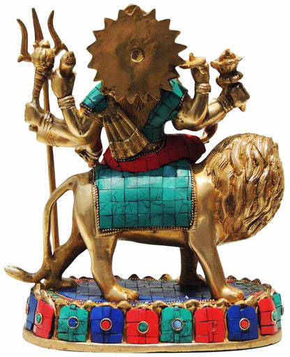 Brass Durga Ji Goddess Idol Statue