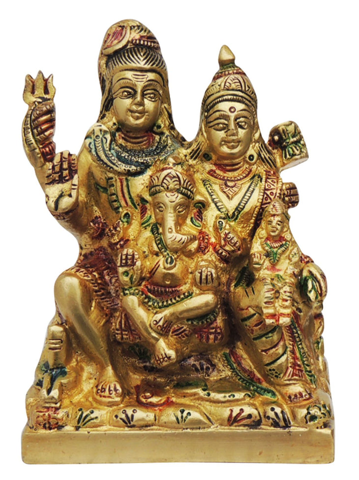 Brass Shiv Parivar Statue