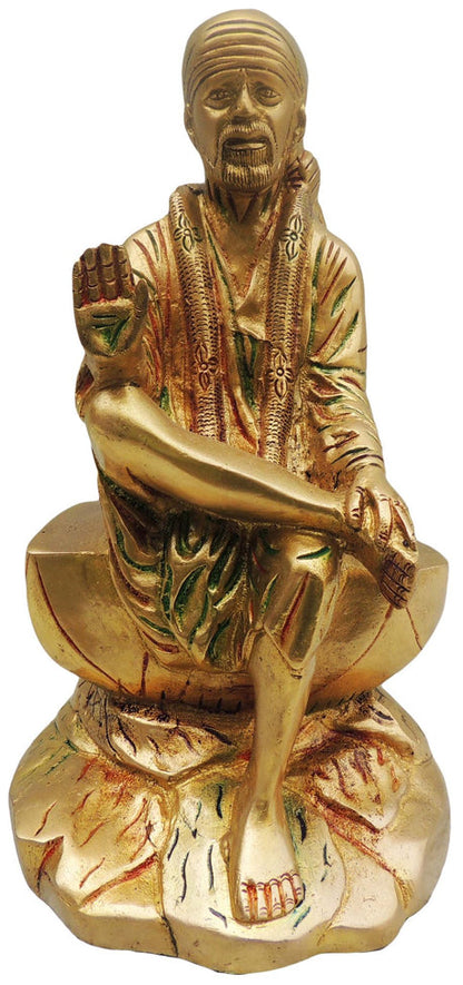 Brass Sai Baba Statue