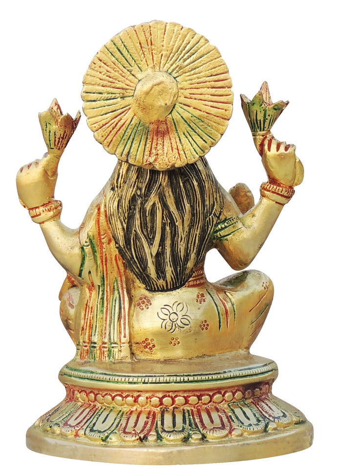 Brass Laxmi Ji Goddess Idol Statue