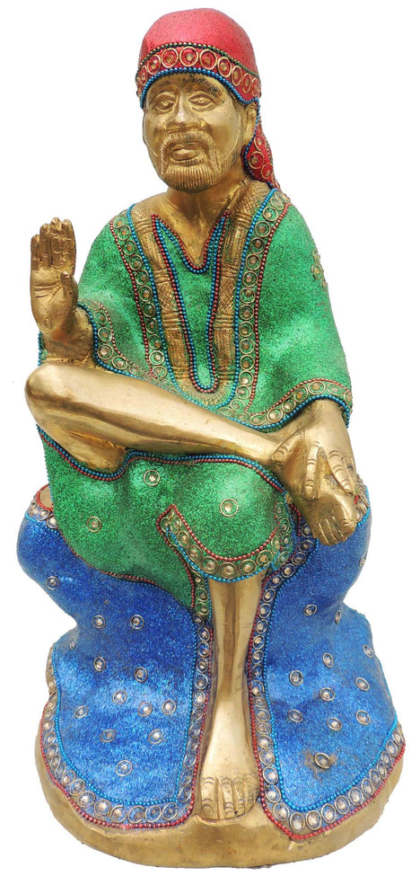 Brass Sai Baba Statue