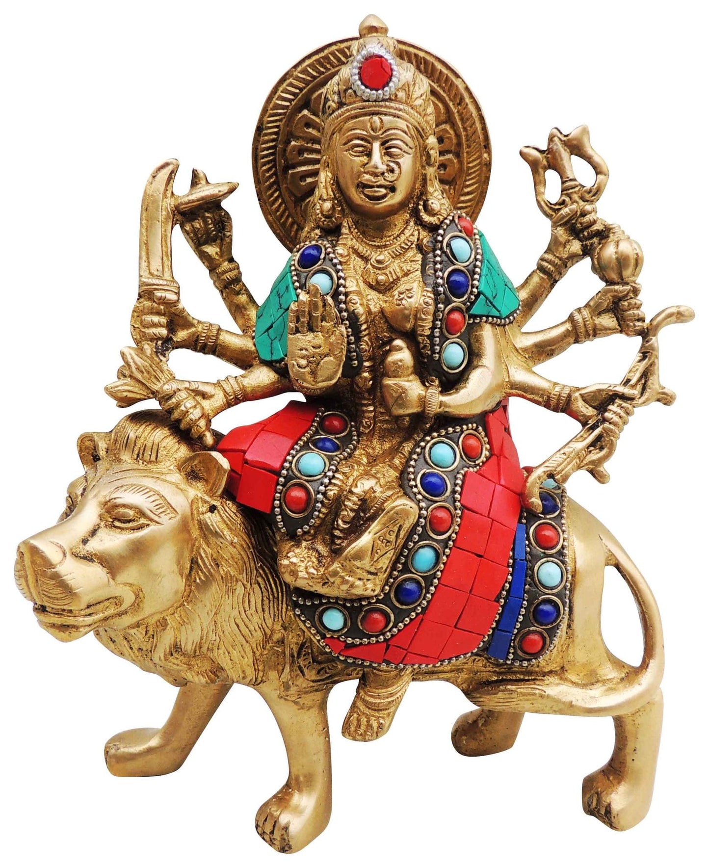 Brass Durga Ji God Idol Statue