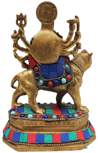 Brass Goddess Durga Superfine Idol