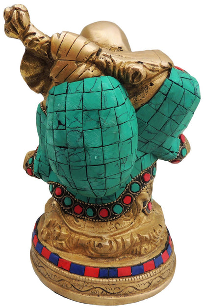 Brass Laughing Buddha Statue