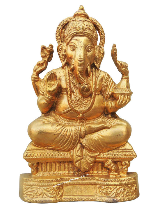 Brass Ganesh Ji Statue 8