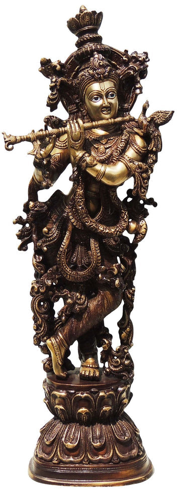 Brass Krishna Antique