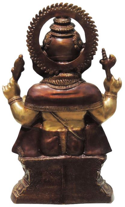 Brass Ganesh Ji Antique Statue