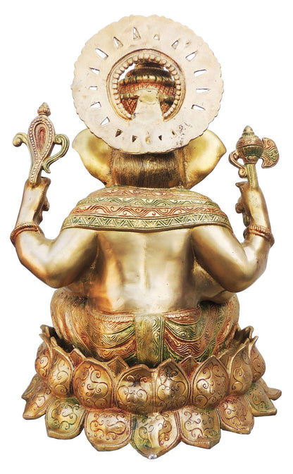 Brass Ganesh Ji Statue