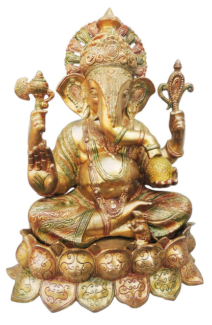 Brass Ganesh Ji Statue