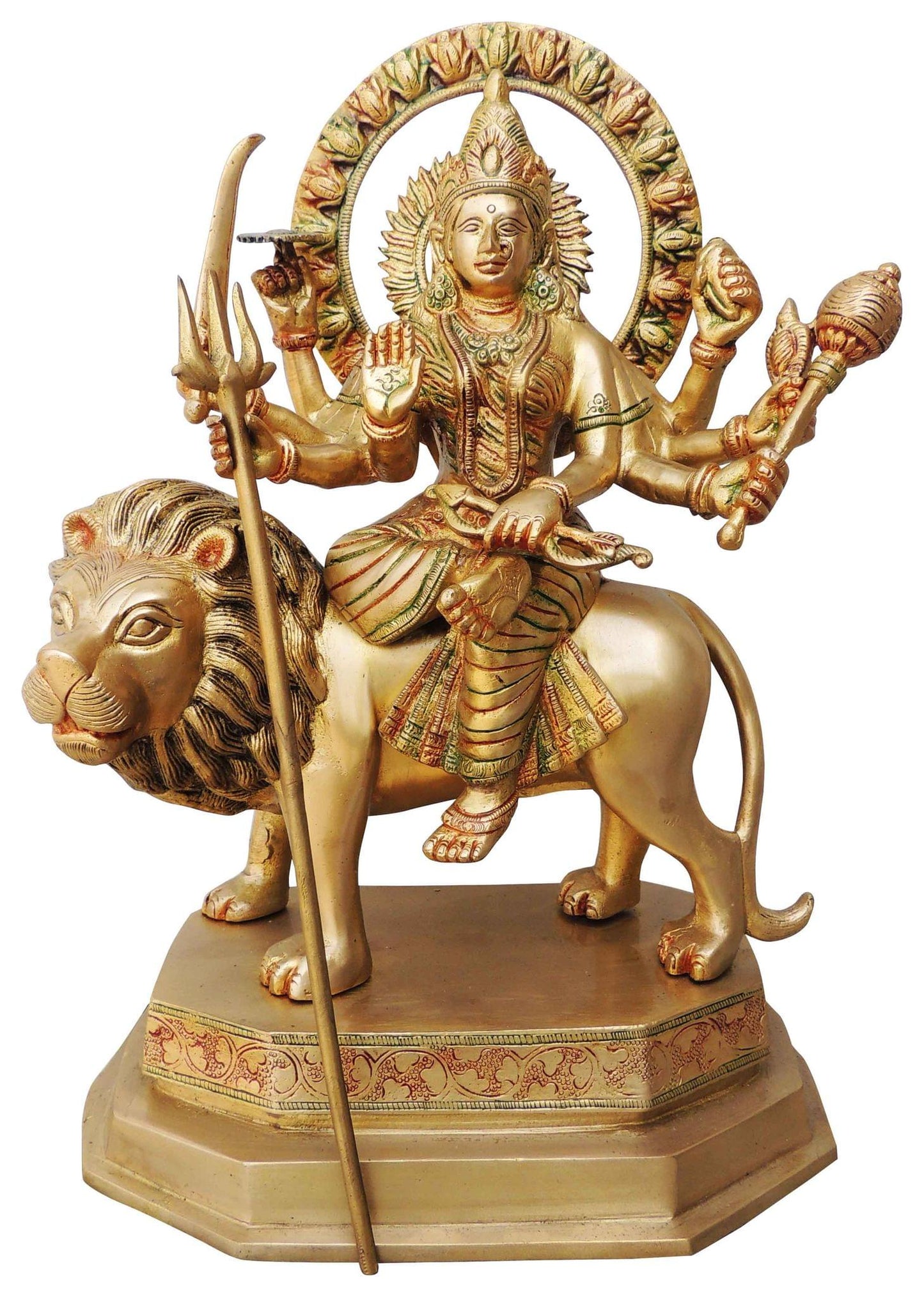 Brass Durga Ji Goddess Idol Statue