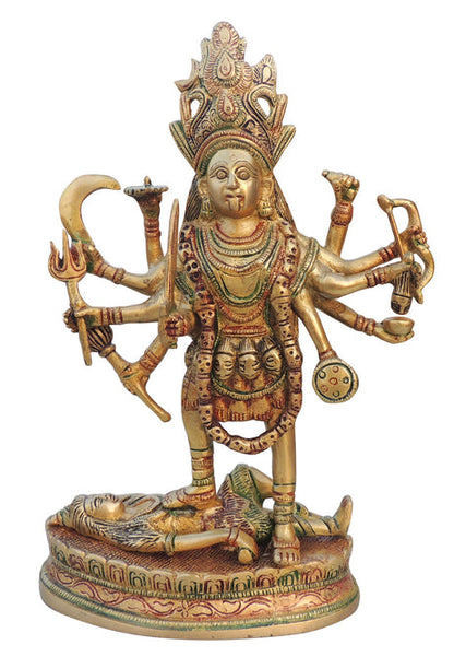 Brass Kali Maa Statue