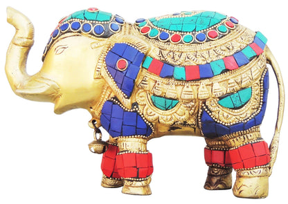 Brass Elephant Statue