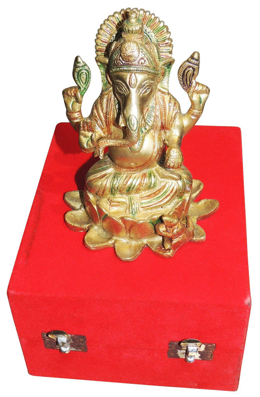 Brass Ganesh Ji Statue