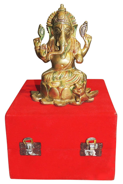 Brass Ganesh Ji Statue