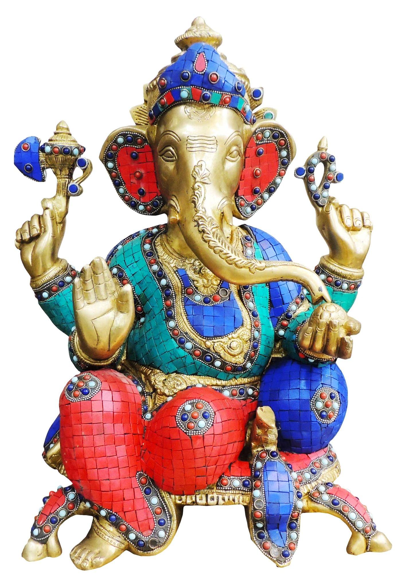 Brass Ganesh Ji Statue