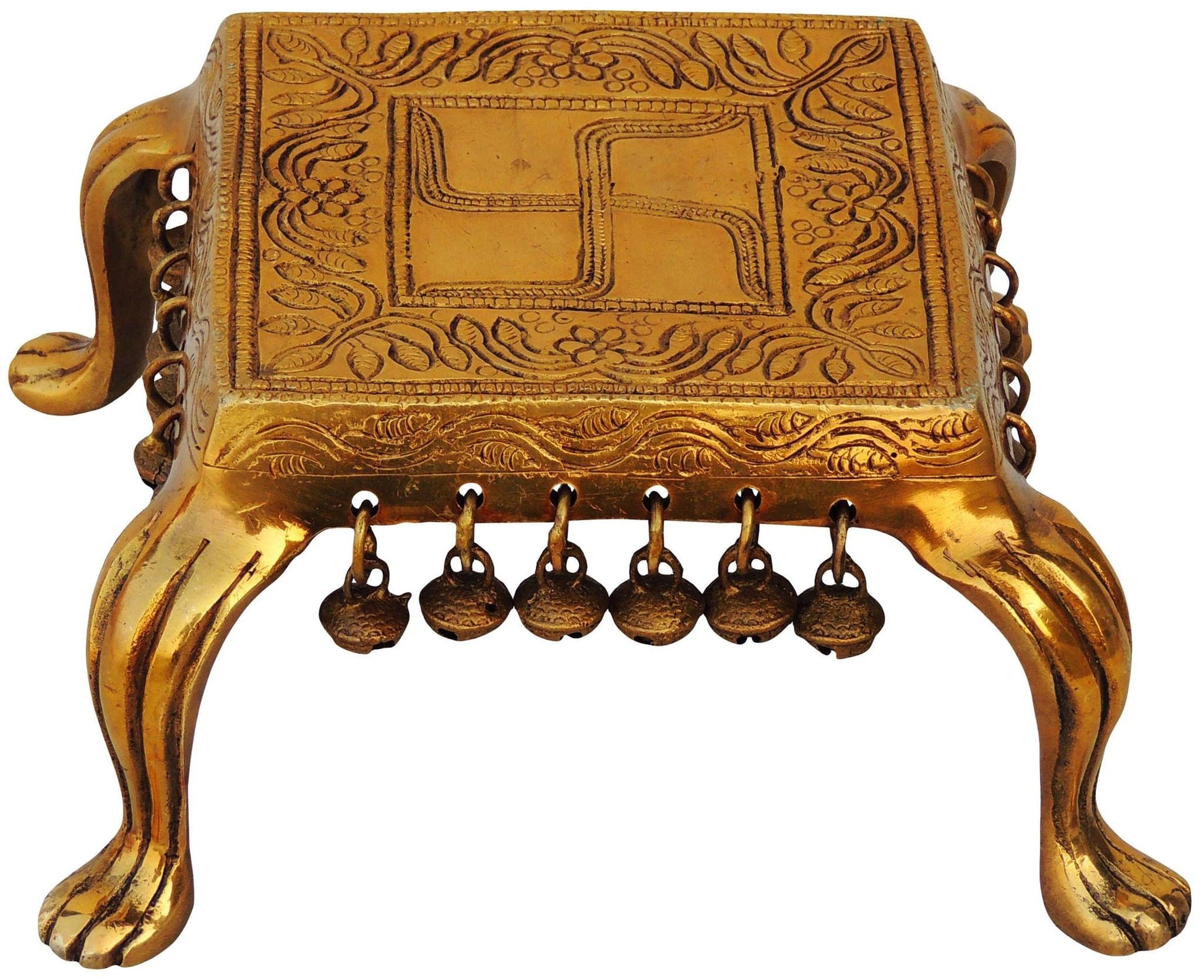 Brass Chowki For God Idol Statue