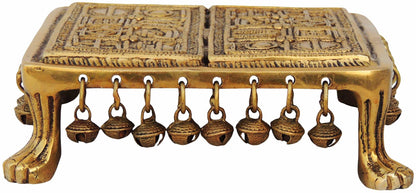 Brass Chowki For God Idol Statue