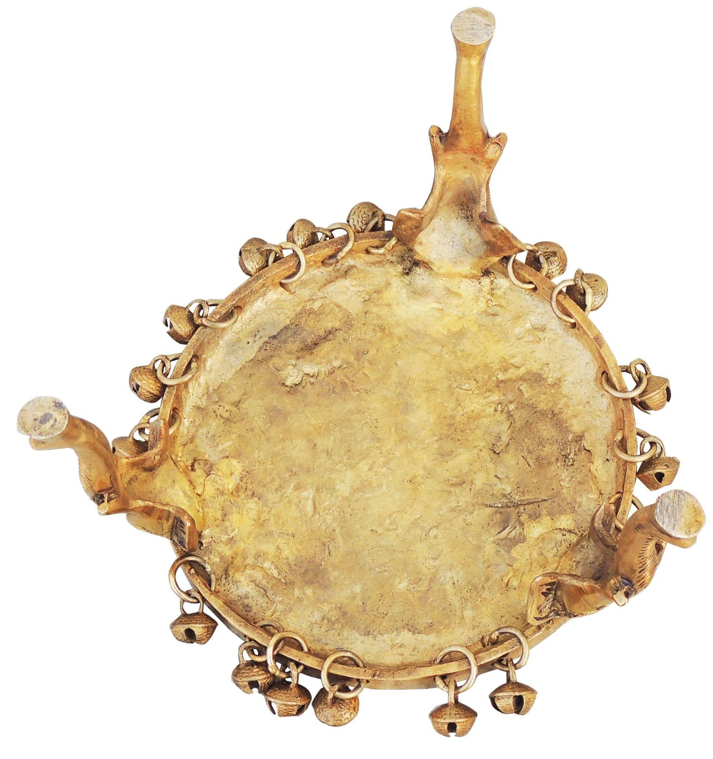 Brass Round Shape Chowki For God Idol