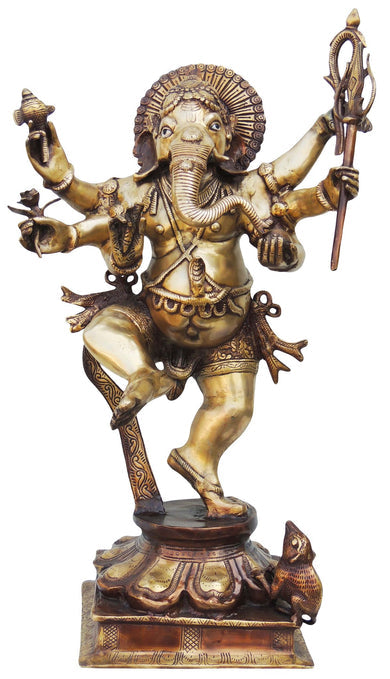 Brass Ganesh Ji Statue