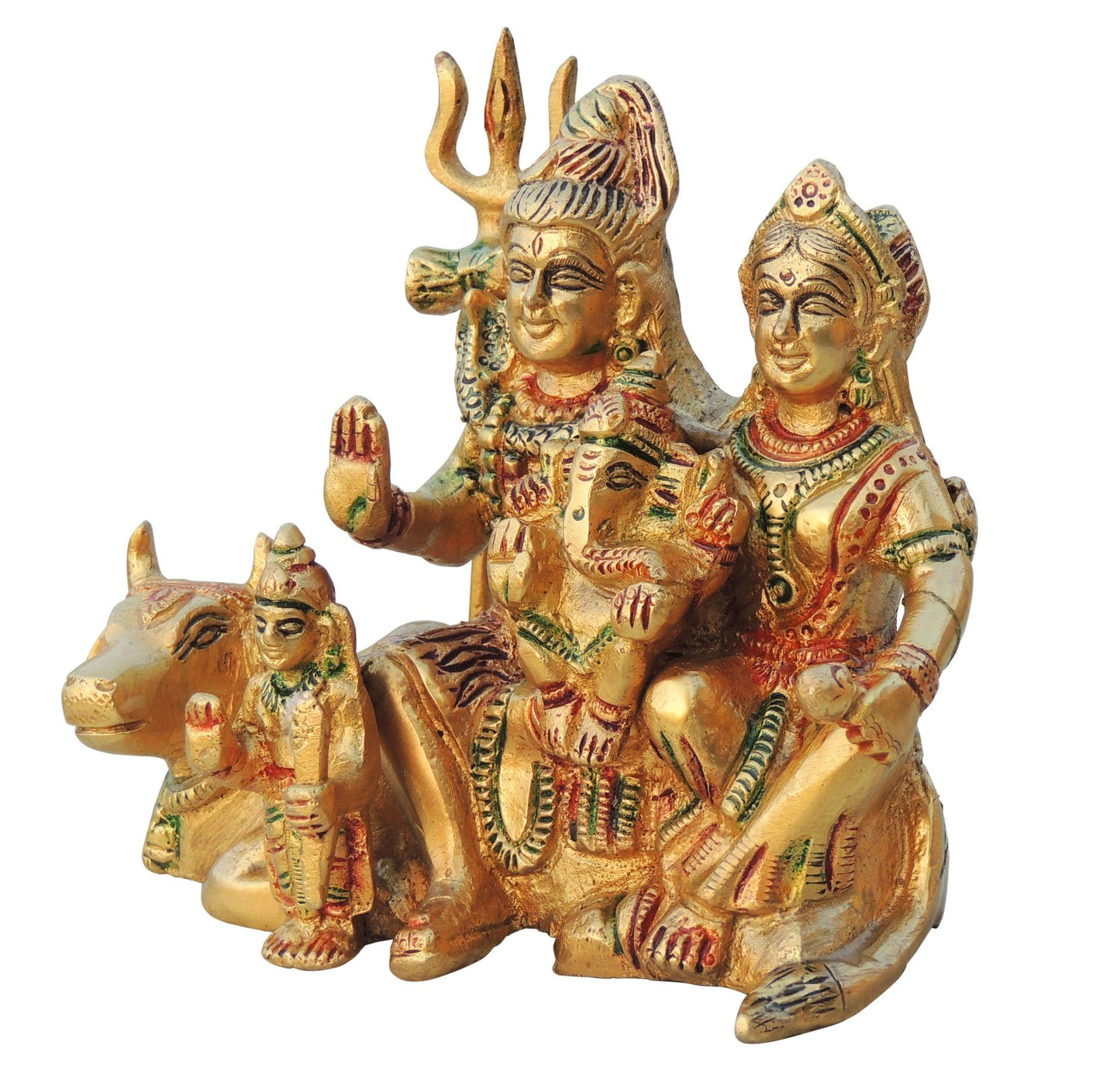 Brass Shiv Parivar Statue