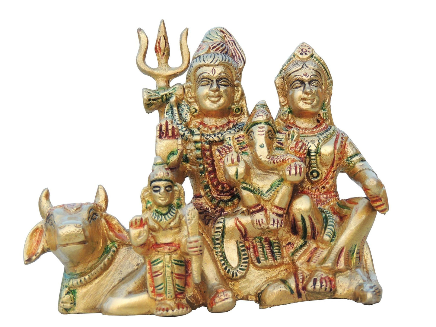 Brass Shiv Parivar Statue