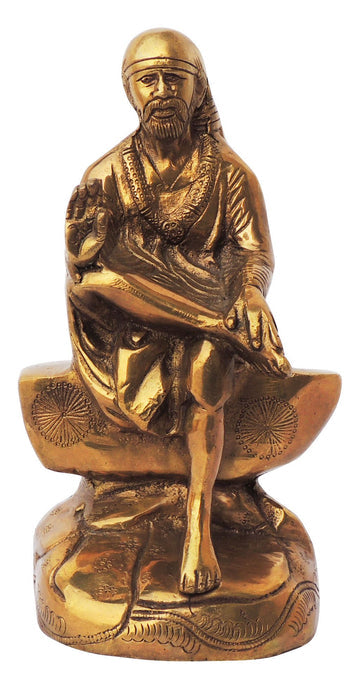 Brass Sai Baba Statue