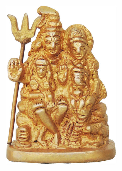 Brass Shiv Parivar Idol Statue