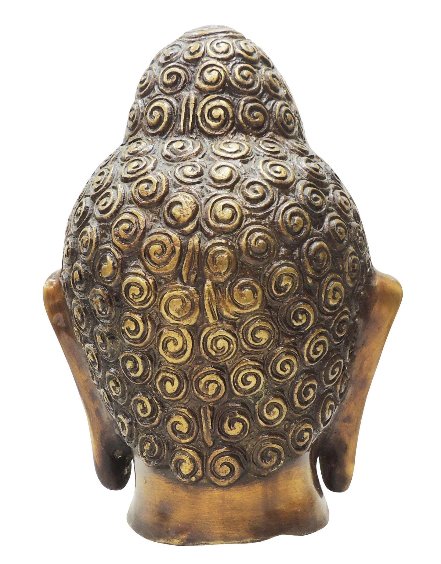 Brass Buddha Head Statue