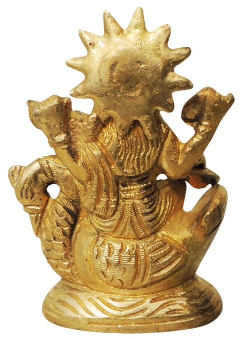 Brass Saraswati Ji Statue