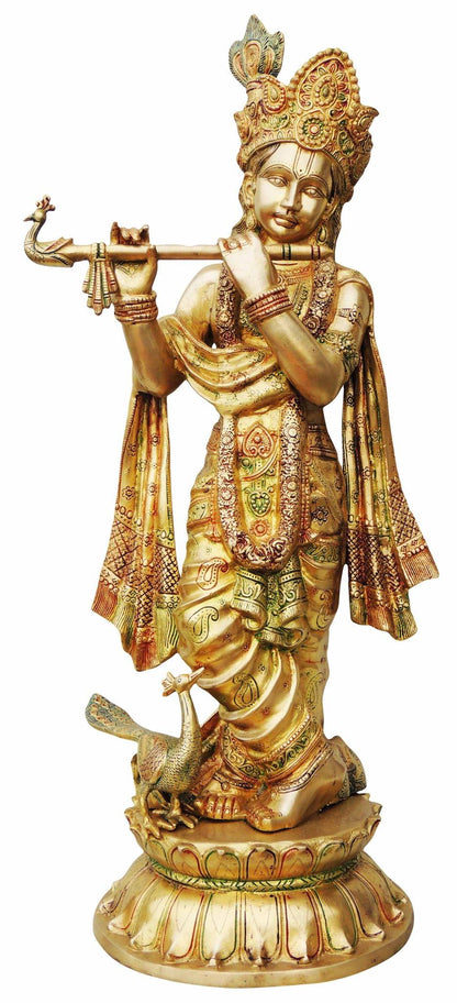 Brass Krishan Idol