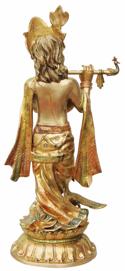 Brass Krishan Idol