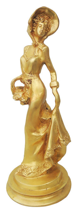 Brass Lady Statue