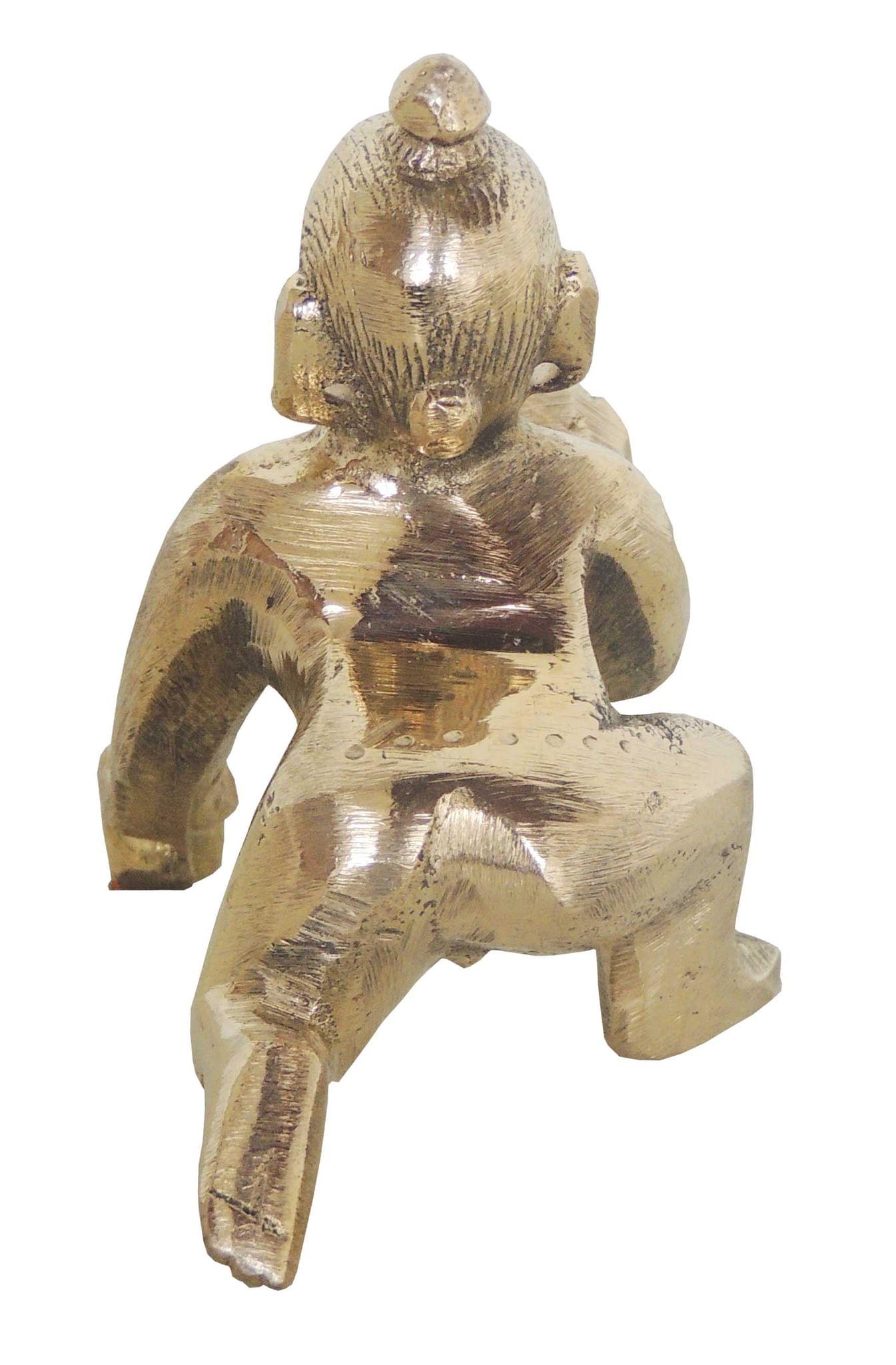 Brass Laddu Gopal God Idol Statue